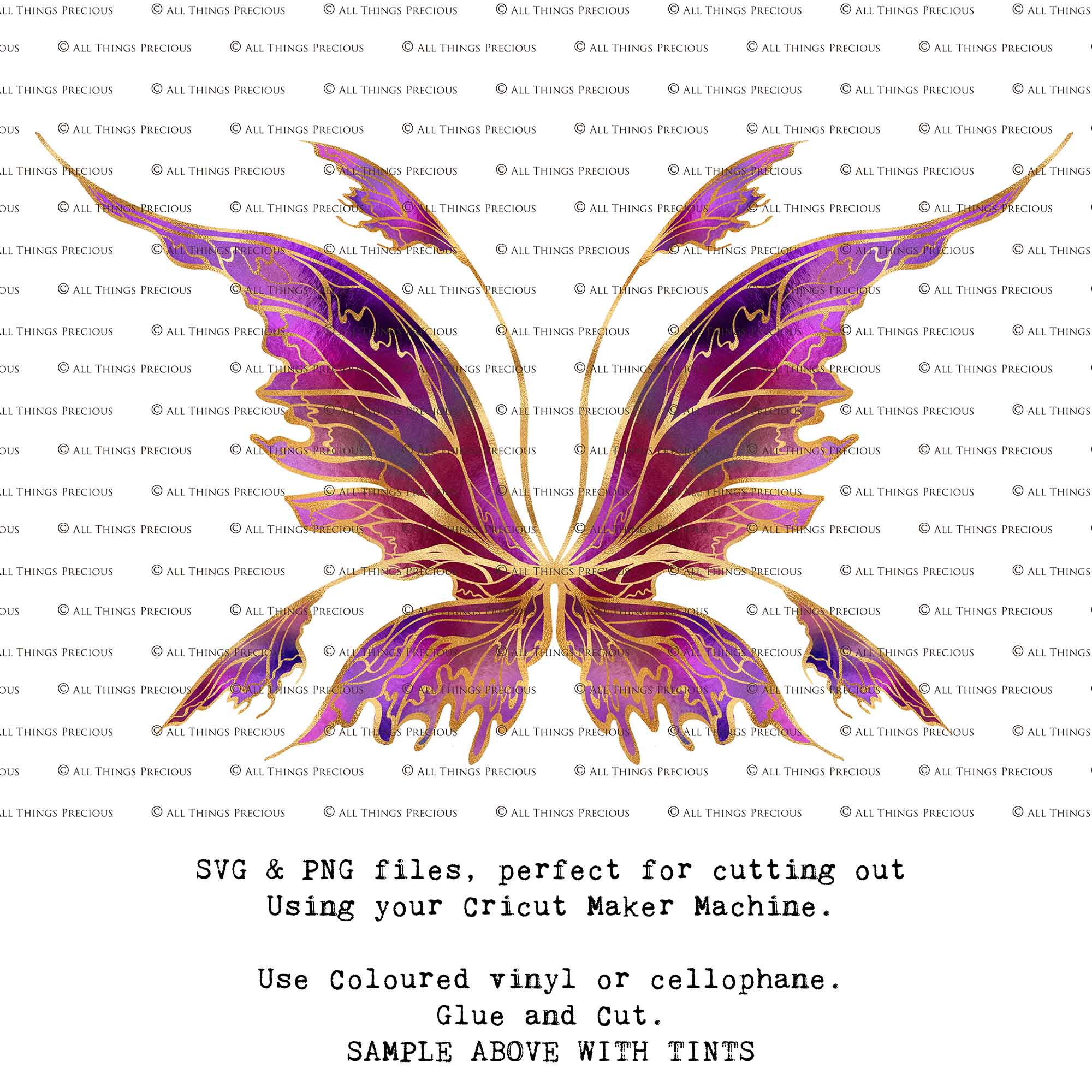 SVG & PNG Fairy Wing files for Cricut or Silhouette Cameo Cutting Machine. To create wearable fairy wings, in adult or children sizes.  Use this clipart design for Halloween Costumes, Fantasy or Cosplay or photography. Or use as ephemera in weddings, engagements or baby shower invitations. These are Individual wing parts, for you to cut and assemble. This is a digital product.